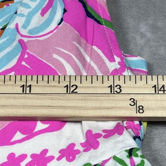 Lilly Pulitzer Pink Multicolored Floral V Neck Sleeveless Tank Women’s Size: S - Picture 8 of 12
